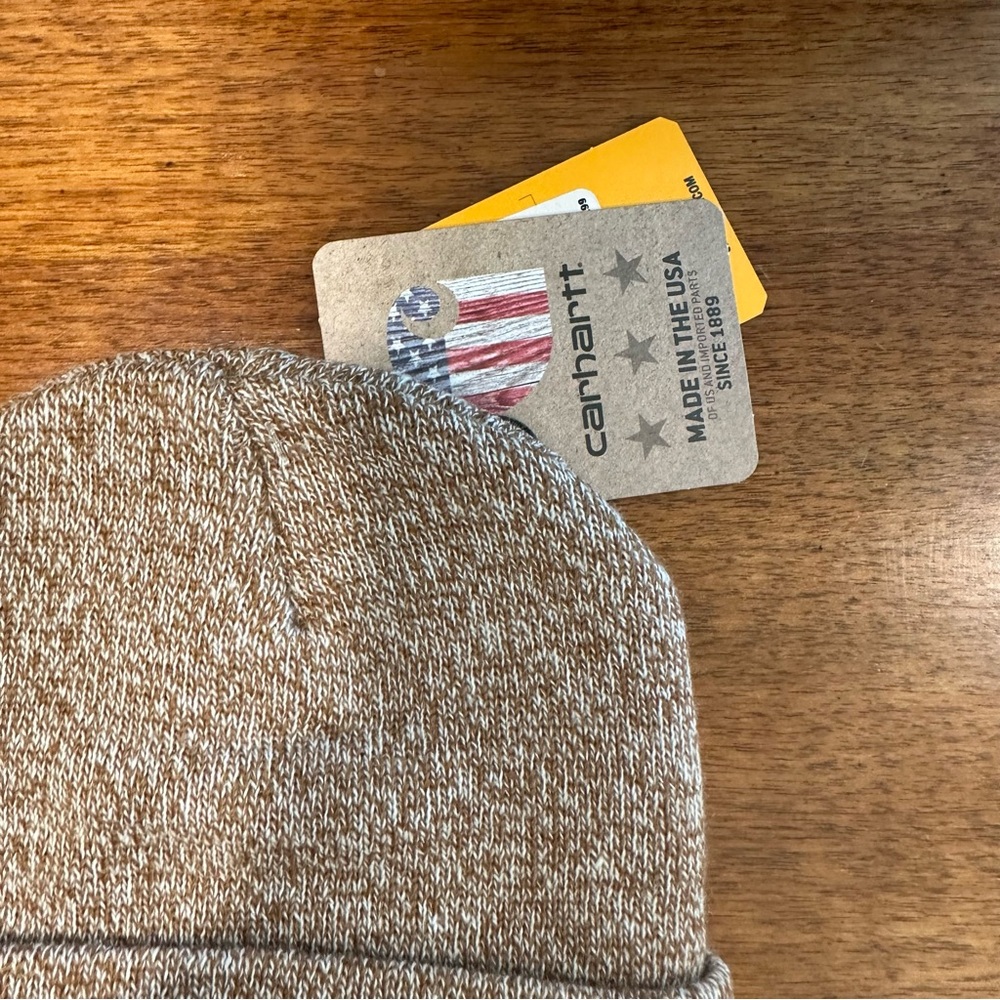 Carhartt Brown Knit Beanie - Picture 3 of 4